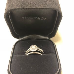 Platinum 950 Tiffany & Co 0.50 engagement ring